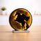 Melrose; 14.75" Orange with Black Headless Horseman EkkoLight; Category:Halloween Tabletop Decor; Image:3